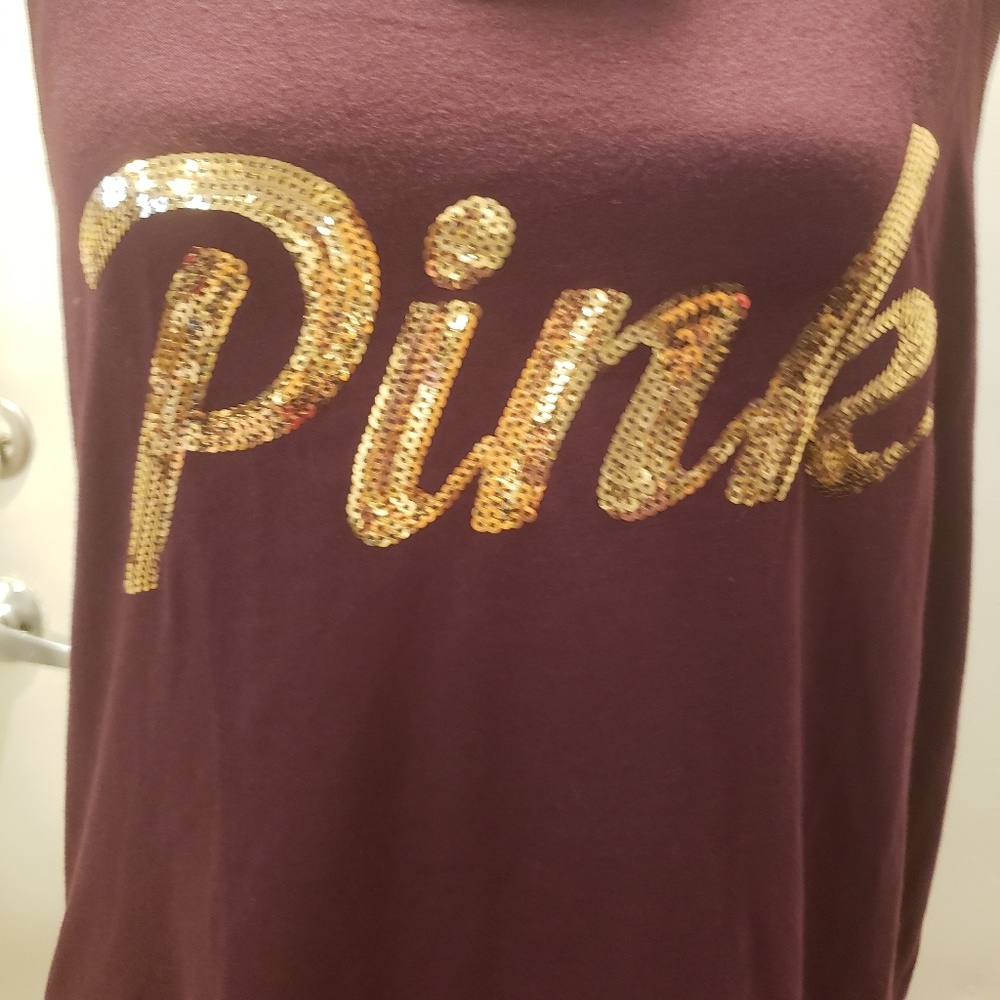(S) LAST ONE! VS PINK Bling Muscle Tank - Picture 2 of 4